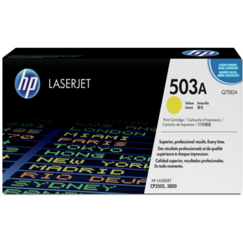 Расходные материалы HP Q7582A Картридж ,Yellow{Color LaserJet P2014/3800, Yellow, (6000стр.)}