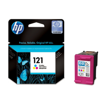 Картридж Cartridge HP 121 для DeskJet D1663/D2563/D2663/D5563/F2423/F2480/F2483/F4283/F4583/ENVY 110/PhotoSmart C4683/C4783, трехцветный (165 стр.)