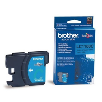 Картридж струйный Brother LC1100C голубой (325стр.) для Brother DCP-385C/6690CW/MFC-990CW/