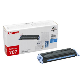 Картридж лазерный Canon 707C 9423A004 голубой (2500стр.) для Canon LBP-5000/5100