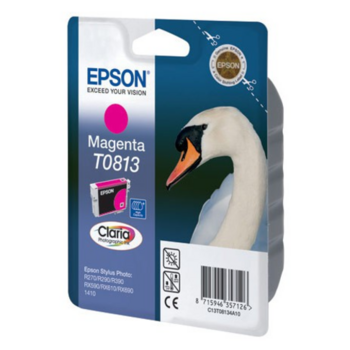 Картридж струйный Epson T0813 C13T11134A10 пурпурный (720стр.) (11.1мл) для Epson R270/290/RX590