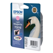 Картридж струйный Epson T0816 C13T11164A10 светло-пурпурный (990стр.) (11.1мл) для Epson R270/290/RX590