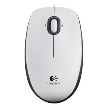 Мышь Logitech M100 White [910-005004] белая, оптическая, 1000dpi, USB, 1.8м, {10}, (070479)