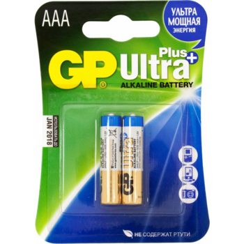 Батарея GP Ultra Plus Alkaline 24AUP LR03 AAA (2шт)