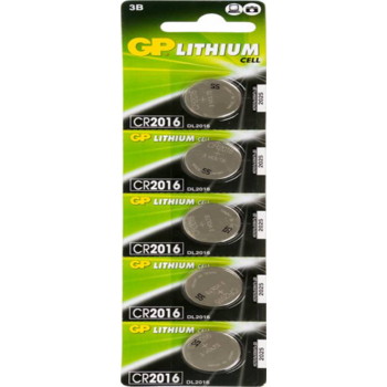 Батарея GP Lithium CR2016 (5шт)