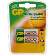 Аккумулятор GP 250AAHC AA NiMH 2500mAh (2шт)