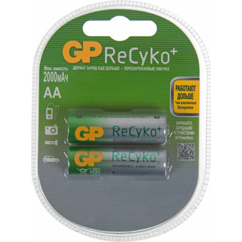 Аккумулятор GP Recyko 210AAHCB AA NiMH 2000mAh (2шт)