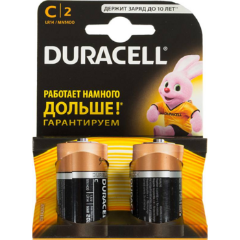 Батарея Duracell Basic LR14-2BL MN1400 C (2шт)