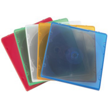 Коробка Hama на 1CD/DVD H-11712 Slim Box разноцветный (упак.:20шт)
