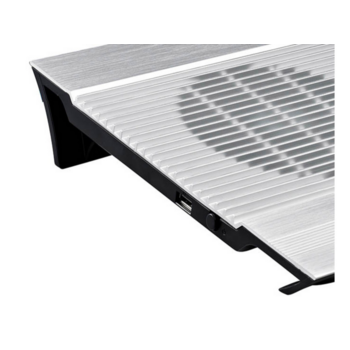 Подставка для ноутбука Deepcool N8 (DP-N24N-N8SR) 17" 380x278x55мм 25дБ 3xUSB 2x 140ммFAN 1244г алюминий серебристый