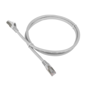 Патч-корд Lanmaster TWT-45-45-5.0/S-GY вилка RJ-45-вилка RJ-45 кат.5е 5м серый ПВХ (уп.:1шт)