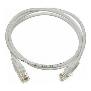 Кабель Патч-корд Lanmaster UTP TWT-45-45-1.5/6-GY вилка RJ-45-вилка RJ-45 кат.6 1.5м серый ПВХ (уп.:1шт)