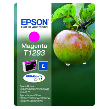 Расходные материалы EPSON C13T12934011/4010/4012 Картридж для SX420W, SX425W, SX525WD, SX620FW, BX305F, BX305FW, BX320FW, BX525WD, BX625FWD, пурпурный, L (cons ink)