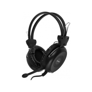 Наушники с микрофоном A4Tech HS-30 черный 2м мониторные оголовье