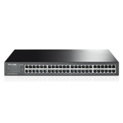 TP-Link TL-SF1048. 48-портовый 10/100 Мбит/с коммутатор, 48 портов RJ45 10/100 Мбит/с, 1U 19-дюймовый монтируемый в стойку стальной корпус