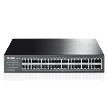 TP-Link TL-SF1048. 48-портовый 10/100 Мбит/с коммутатор, 48 портов RJ45 10/100 Мбит/с, 1U 19-дюймовый монтируемый в стойку стальной корпус