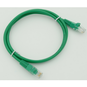 Патч-корд cat5E molded 1м зеленый RJ-45 (m)-RJ-45 (m)