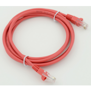 Патч-корд cat5E molded 2м красный RJ-45 (m)-RJ-45 (m)