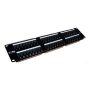 Lanmaster TWT-PP48UTP Патч-панель TWT 48 портов, UTP, кат.5E, 2U