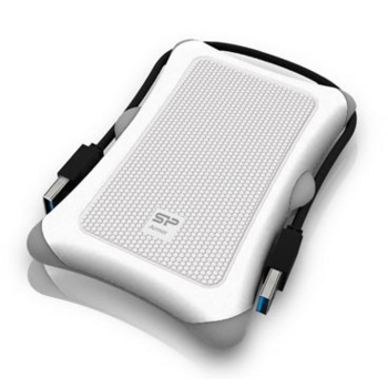 Внешний жесткий диск Portable Hard Disk Silicon Power Armor A30 2Tb, USB 3.2 , Shockproof, White