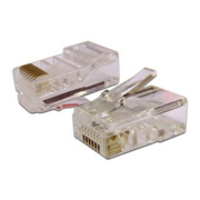 Коннектор Lanmaster (TWT-PL45-8P8C) UTP кат.5e RJ45 прозрачный (упак.:100шт)