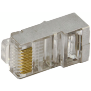 Коннектор RJ-45 Silver (упак.:20шт)