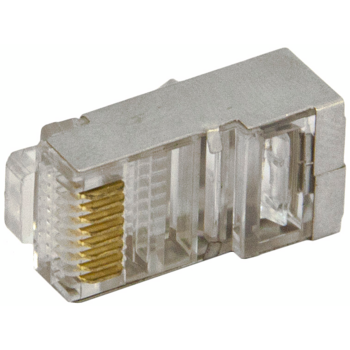 Коннектор RJ-45 Silver (упак.:20шт)