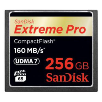 Карта памяти SanDisk Extreme Pro CF 160MB/s 256 GB VPG 65, UDMA 7