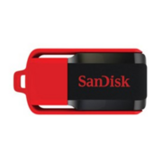 Флеш Диск Sandisk 16Gb Cruzer Switch SDCZ52-016G-B35 USB2.0 черный/красный