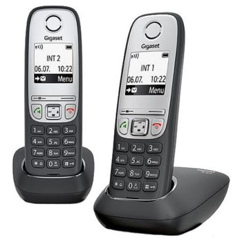 Р/Телефон Dect Gigaset A415 DUO RUS черный (труб. в компл.:2шт) АОН