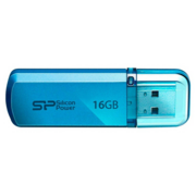 Носитель информации Silicon Power USB Drive 16Gb Helios 101 SP016GBUF2101V1B {USB2.0, Blue}