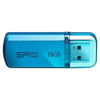 Носитель информации Silicon Power USB Drive 16Gb Helios 101 SP016GBUF2101V1B {USB2.0, Blue}