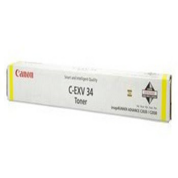 Расходные материалы Canon C-EXV34Y 3785B002 Тонер для IR Advance-C2000ser / C2020 / C2025 / C2030, Желтый, 16000стр.
