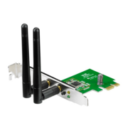 Сетевое оборудование ASUS PCE-N15 WiFi Adapter PCI-E (PCI-Ex1, WLAN 300Mbps, 802.11bgn) 2x ext Antenna