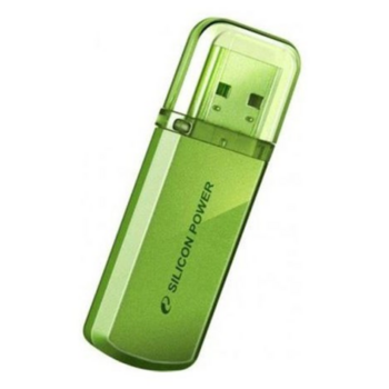 Носитель информации Silicon Power USB Drive 32Gb Helios 101 SP032GBUF2101V1N {USB2.0, Green}