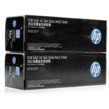 HP CB436AF/AD Картридж ,Black{LJ P1505/M1120/M1522, Black, (2000стр), (2-pack)} (2-pack)