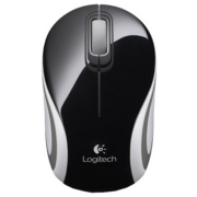 910-002731 Logitech Mini M187 черный/серый оптическая (1000dpi) беспроводная USB для ноутбука (2but)