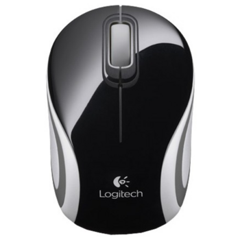 910-002731 Logitech Mini M187 черный/серый оптическая (1000dpi) беспроводная USB для ноутбука (2but)