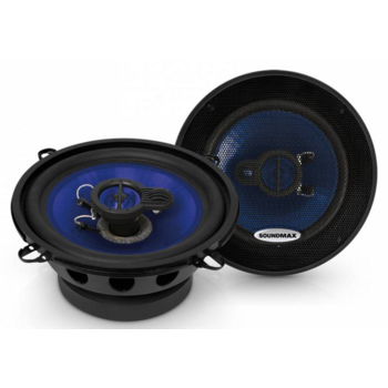 Колонки автомобильные Soundmax SM-CSE503 120Вт 91дБ 4Ом 13см (5дюйм) (ком.:2кол.) коаксиальные трехполосные