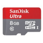 Флеш карта microSDHC 8Gb Class10 Sandisk SDSDQUAN-008G-G4A Ultra Android + adapter