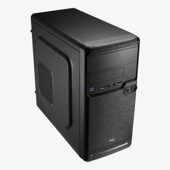 Корпус Aerocool Qs-182, mATX, без БП, 1 x USB 3.0, 2 x USB 2.0, съемный фильтр от пыли для БП