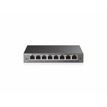 TP-Link TL-SG108E. 8-портовый гигабитный настольный Easy Smart коммутатор, 8 портов RJ45 10/100/100 Мбит/с, VLAN на базе MTU/порта/тэга, QoS, IGMP Snooping