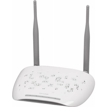 TP-Link TL-WA801ND. 300 Мбит/с Беспроводная точка доступа, чипсет QCA (Atheros), 2T2R, 2,4 ГГц, 802.11b/g/n, 1 порт LAN 10/100 Мбит/с, Passive PoE, кнопка WPS, точка доступа/клиент/мост/ретранслятор,Multi-SSID, WMM, Ping Watchdog, 2 x 5 дБи антенны