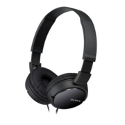 Наушники мониторные Sony MDR-ZX110 1.2м черный проводные оголовье (MDRZX110B.AE)