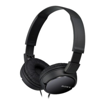 Наушники мониторные Sony MDR-ZX110 1.2м черный проводные оголовье (MDRZX110B.AE)