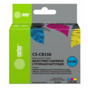 Картридж струйный Cactus CS-CB338 №141XL многоцветный (18мл) для HP DJ D4263/D4363/D5360/DJ J5783/J6413/PS C4273/C4283/C4343/C4383/C4473/C4483/C4583/C5283/D5363