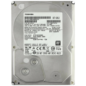 Жесткий диск 3TB Toshiba (DT01ACA300) {SATA 6.0Gb/s, 7200 rpm, 64Mb buffer, 3.5"}