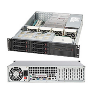 Корпус Supermicro Chassis CSE-823TQ-653LPB, 2U, SATA/SAS (SES2), 653W, Low Profile Black