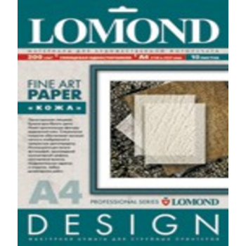 Бумага Lomond 0918041 A4/200г/м2/10л./белый глянцевое кожа для струйной печати