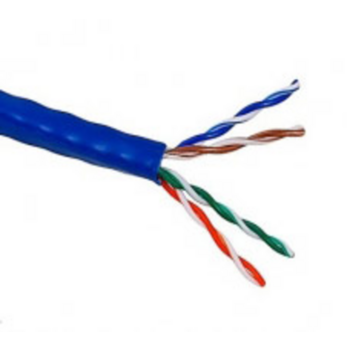 Кабель информационный Lanmaster LAN-5EUTP-BL кат.5е U/UTP не экранированный 4X2X24AWG PVC внутренний 305м синий